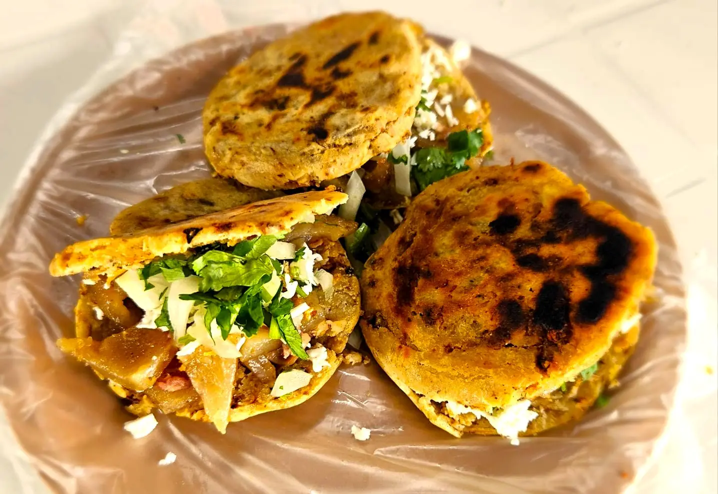 Gorditas de castacán crujiente
